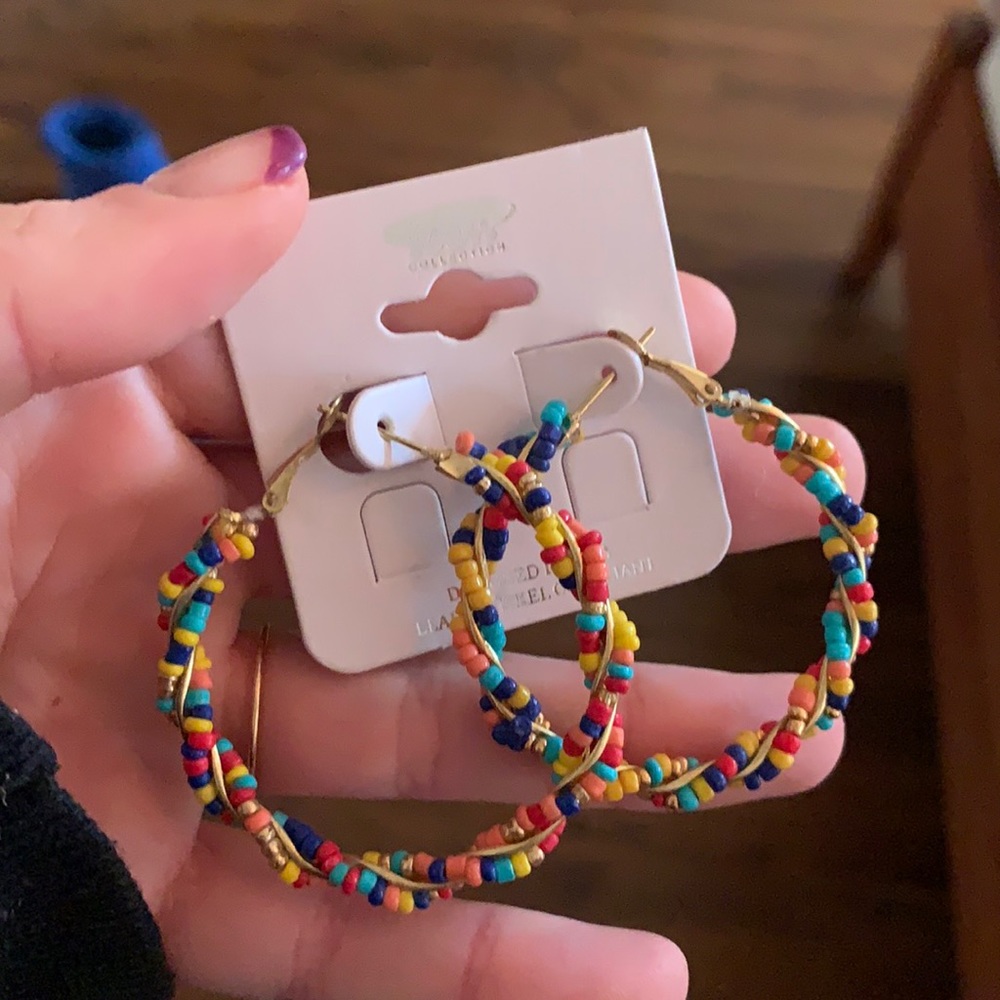 Colorful earrings